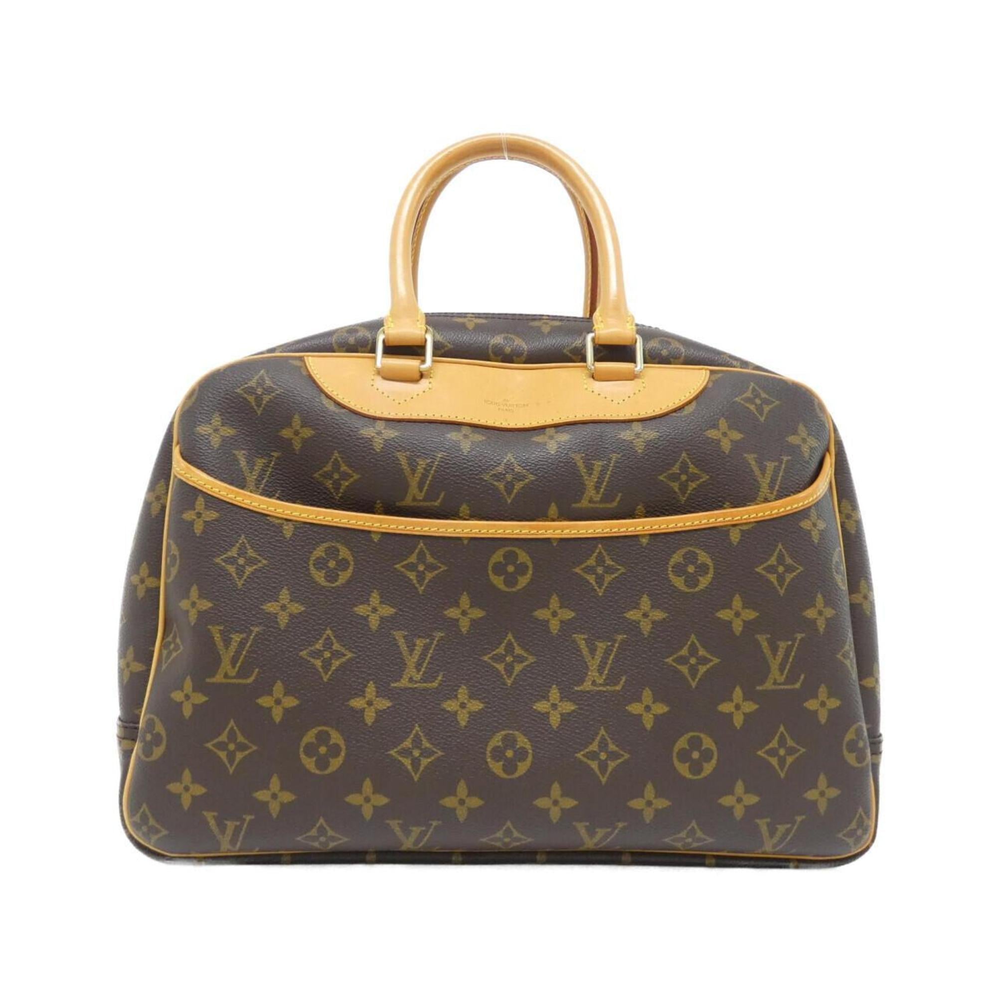 Louis Vuitton Marron Coated Canvas Handbag