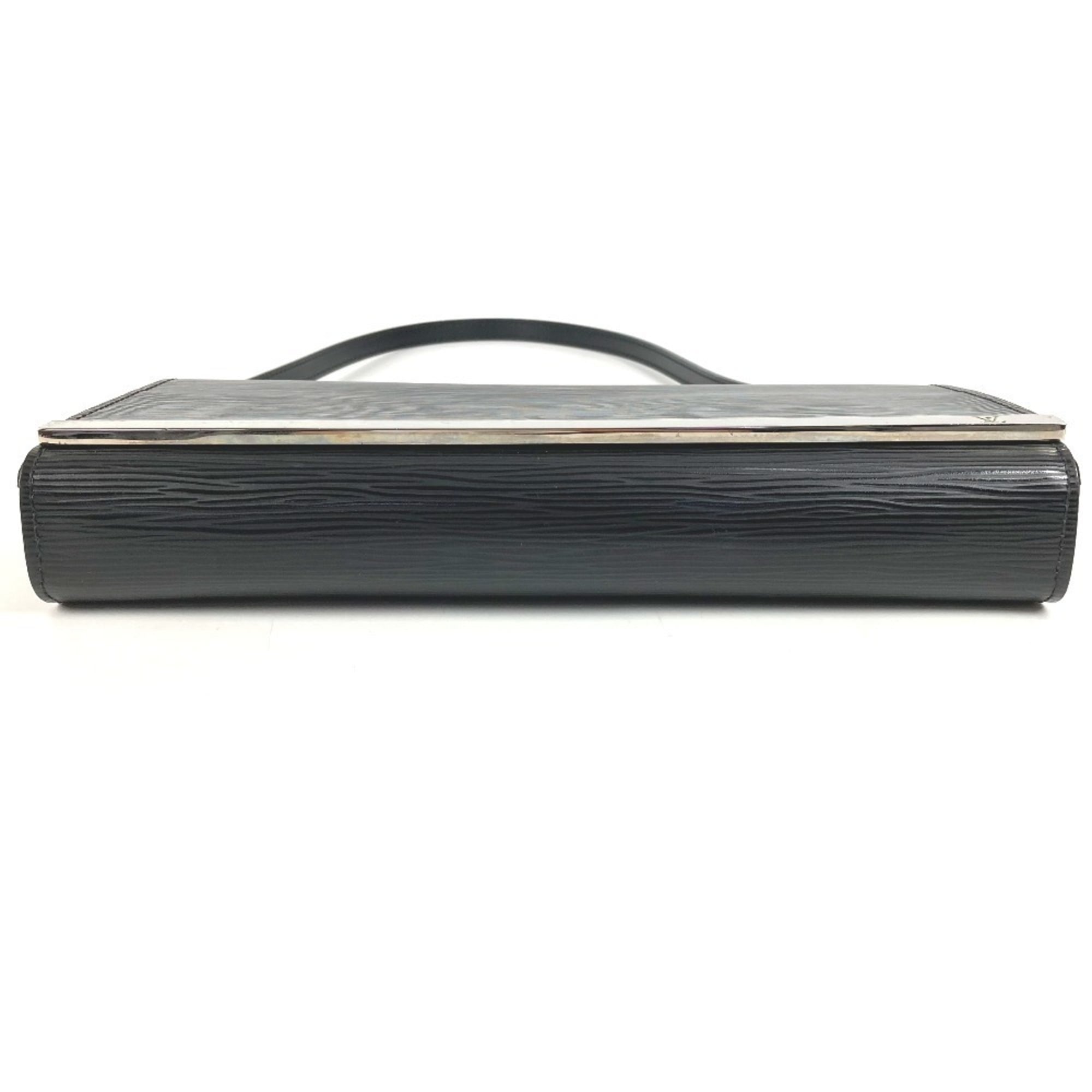 Louis Vuitton Epi Black Noir Epi Leather Clutch Bag Pochette Shoulder Bag