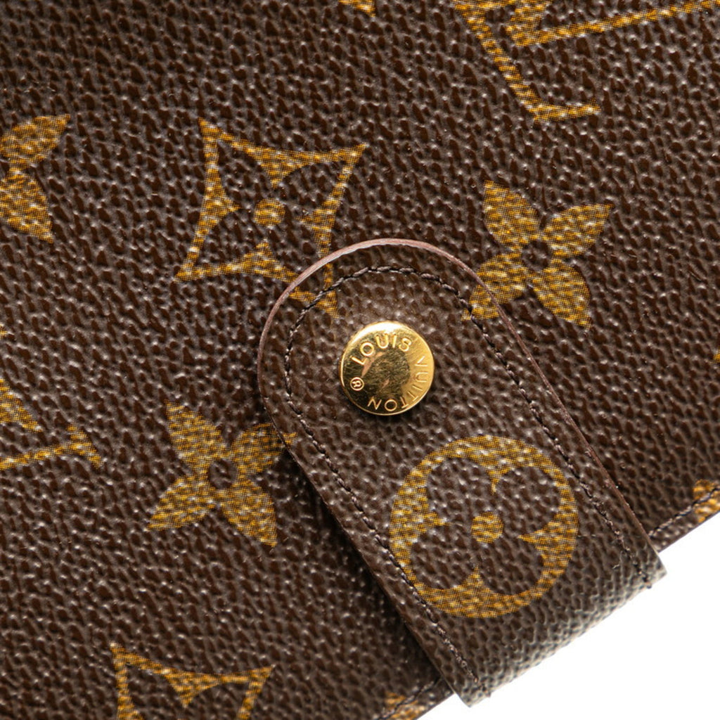 Louis Vuitton Brown Pvc Leather Wallet