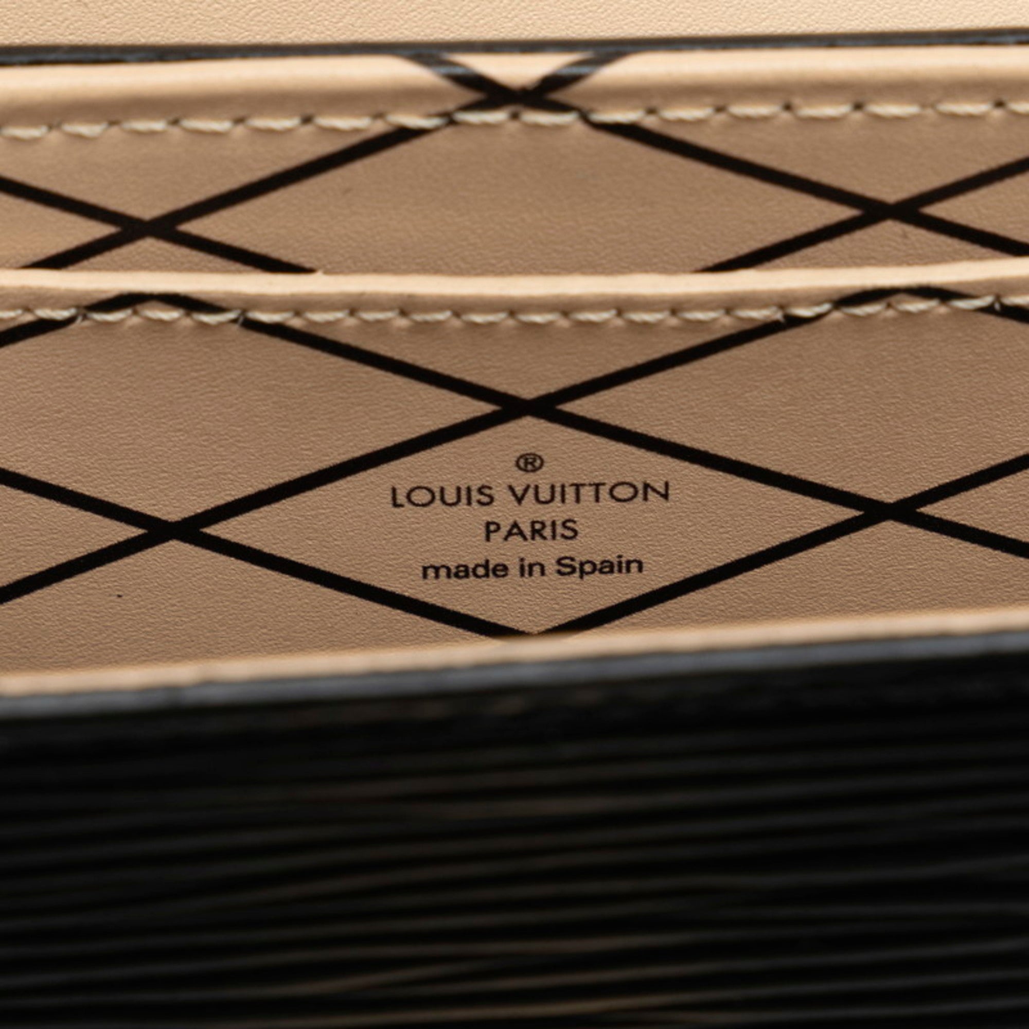 Louis Vuitton Black Noir Leather Shoulder Bag