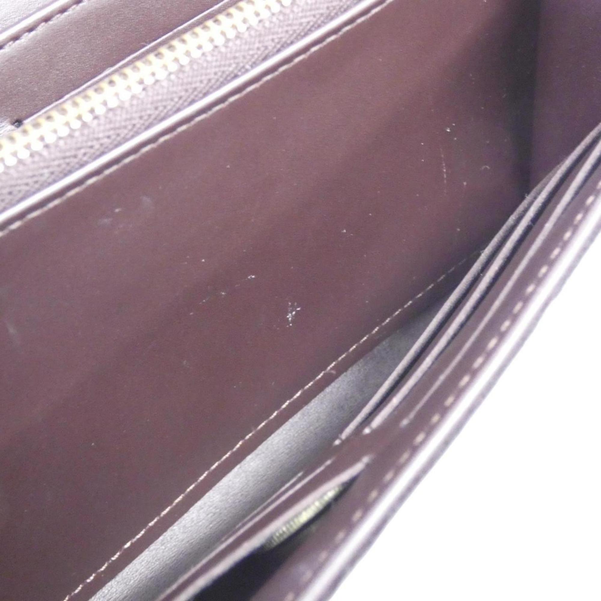 Louis Vuitton Vernis Amarante Leather Chain/Shoulder Wallet