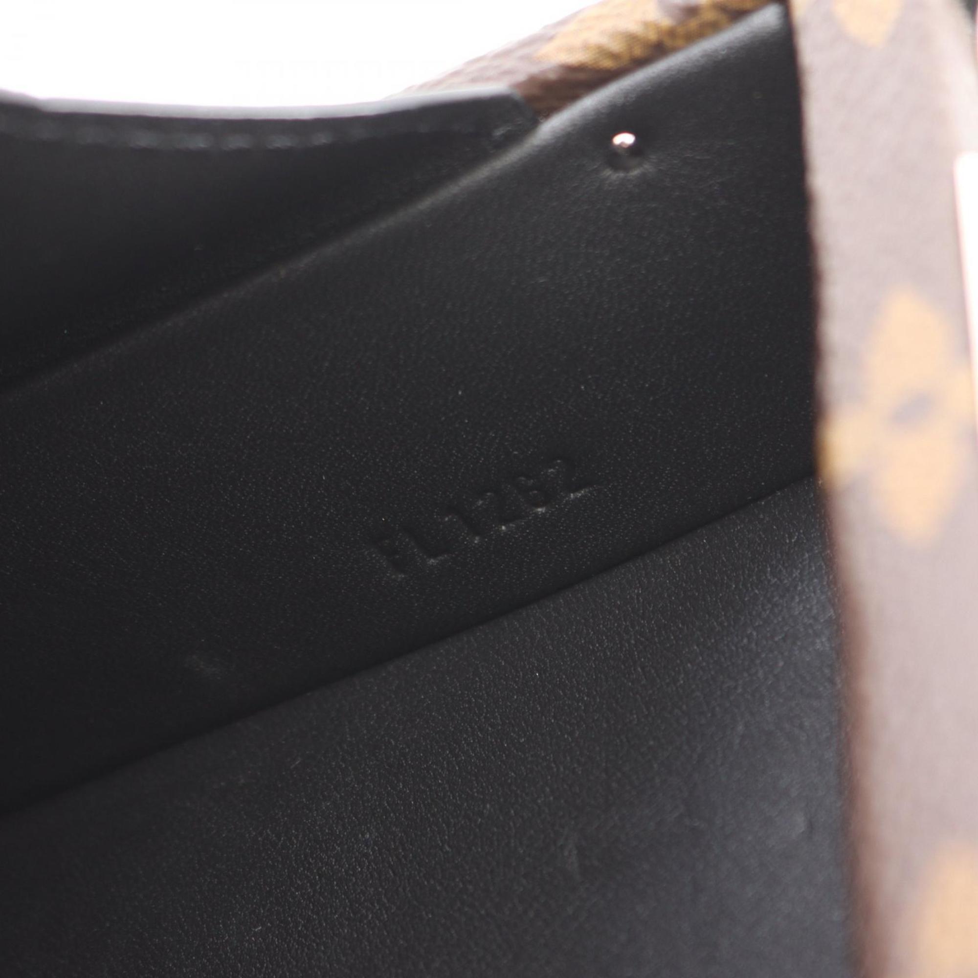 Louis Vuitton Black Brown Monogram Macassar Coated Canvas Shoulder Bag