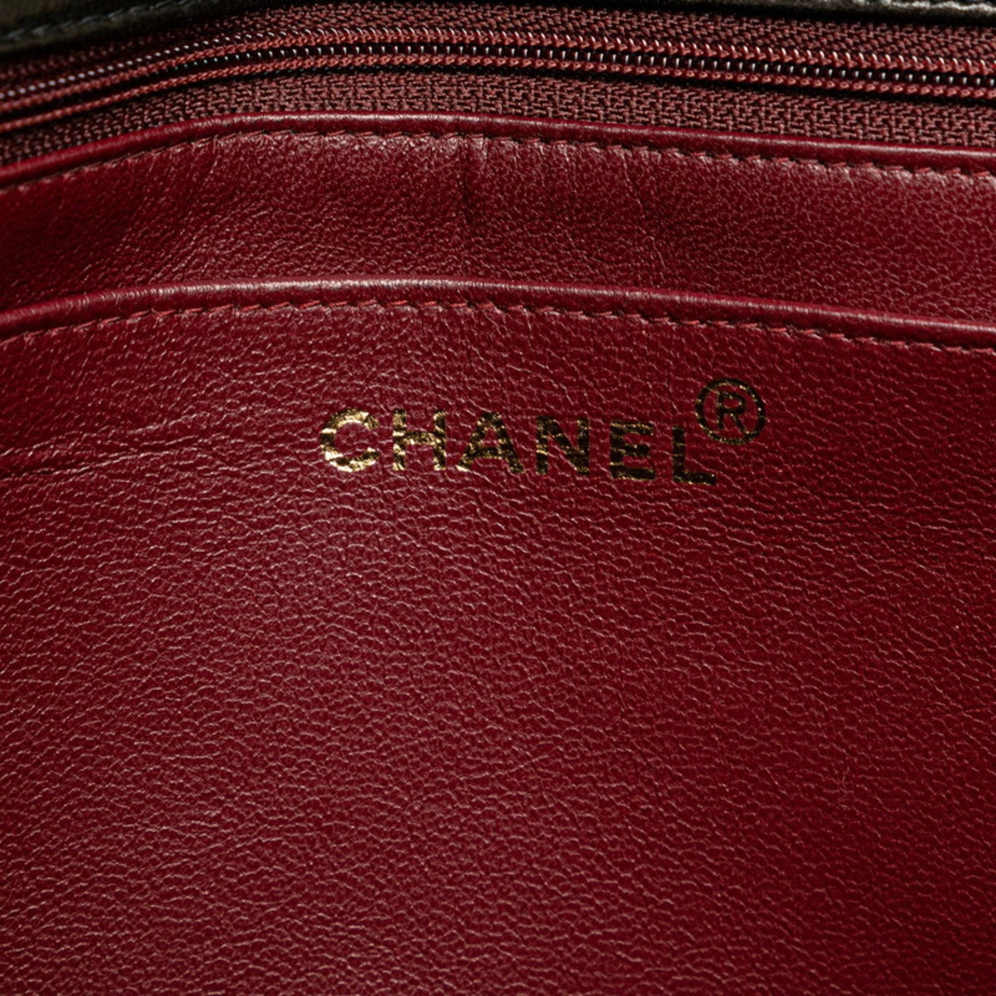 Chanel Black Leather Shoulder Bag