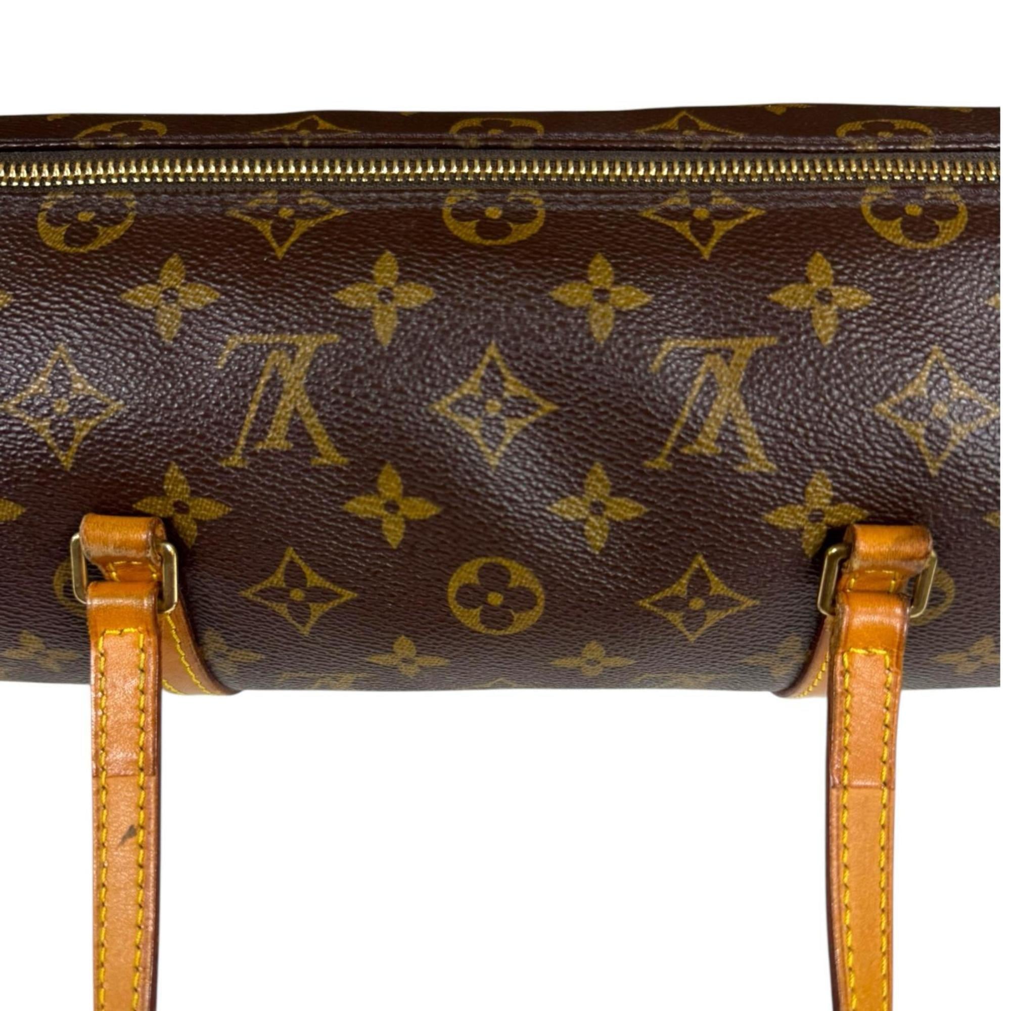Louis Vuitton Brown Monogram Canvas Handbag