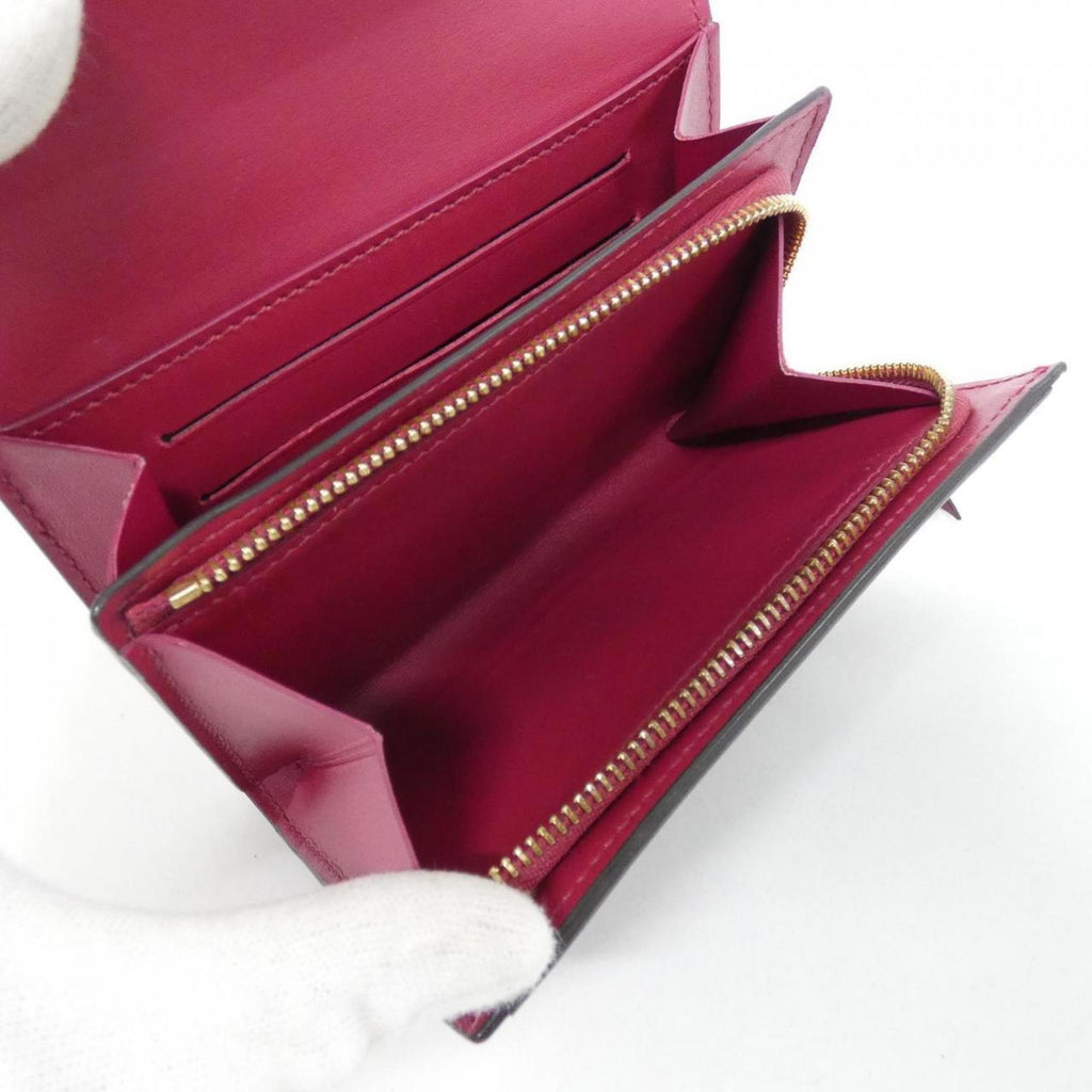 Louis Vuitton Fuchsia Marron Monogram Monogram Coated Canvas Leather Wallet