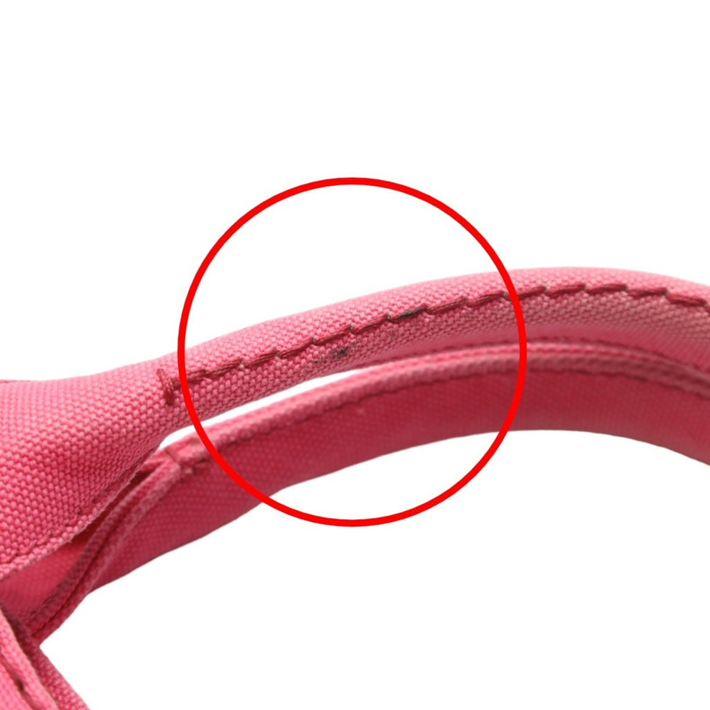 Prada Canapa Pink Cotton Canvas Tote Bag