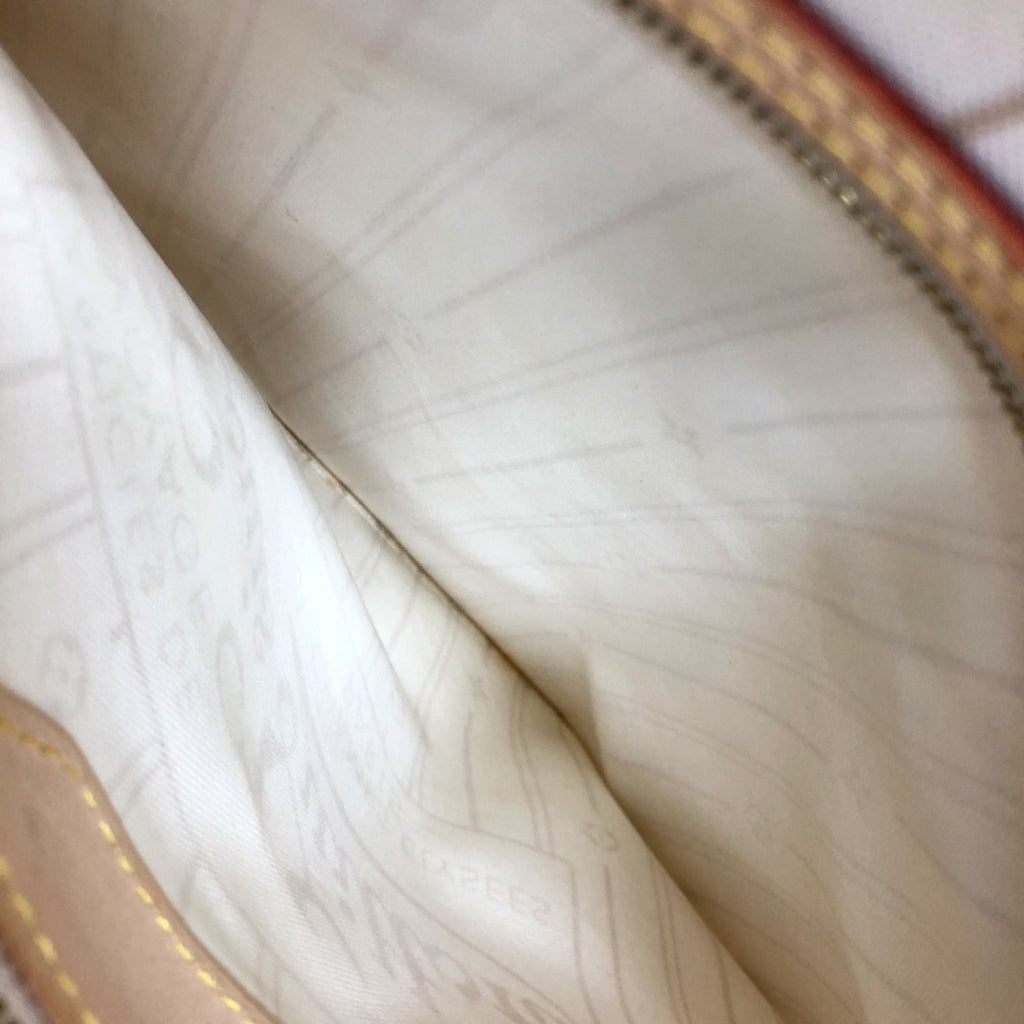 Louis Vuitton Azur White Damier Azur Shoulder Bag Tote Bag