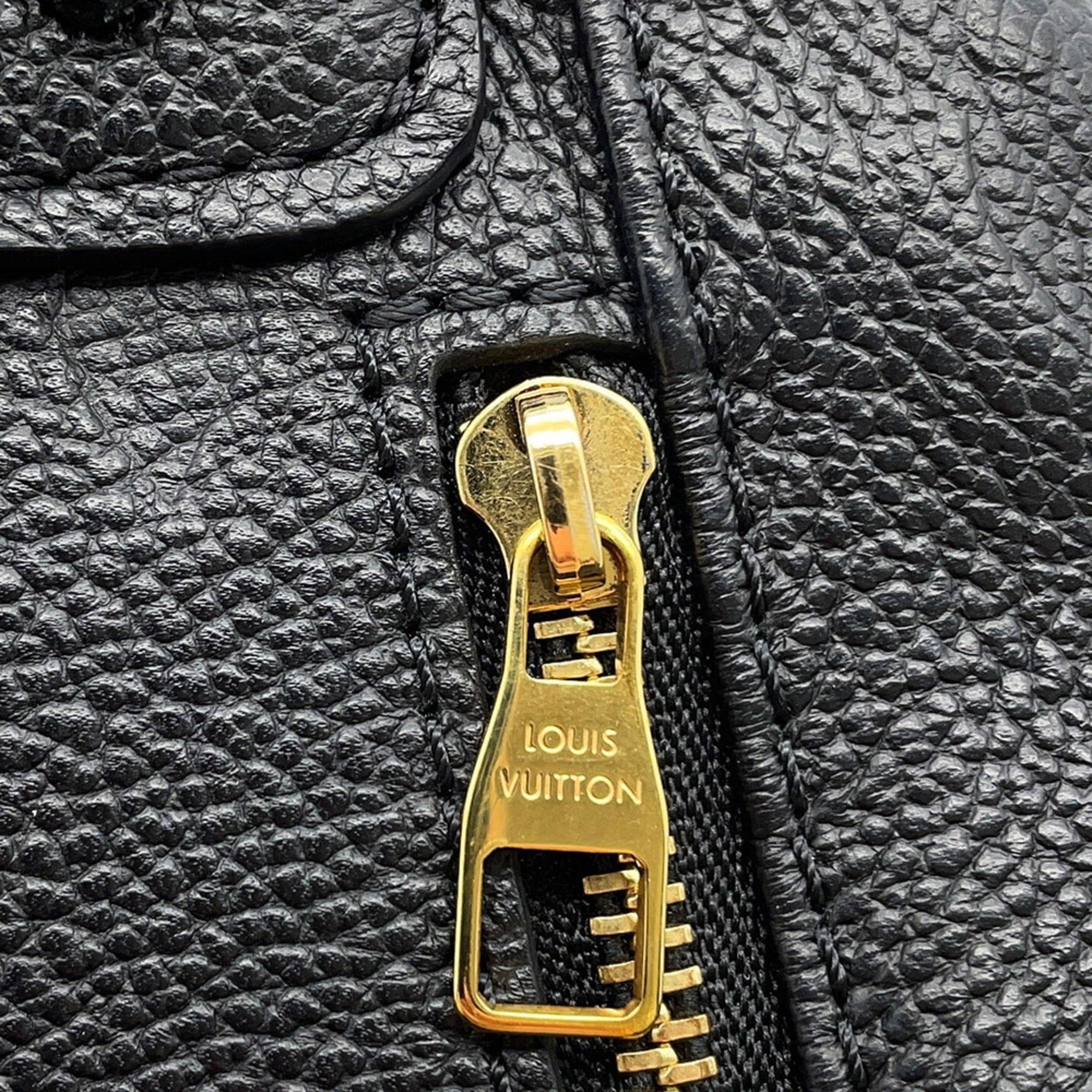 Louis Vuitton Black Monogram Noir Monogram Empreinte Backpack