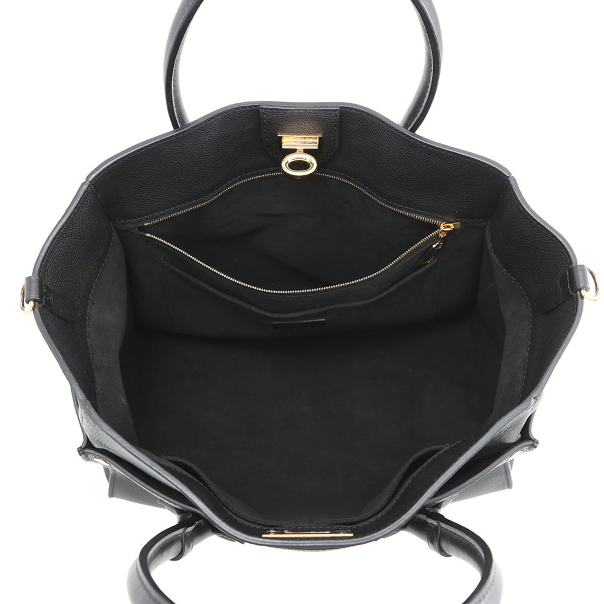 Louis Vuitton Noir Monogram Leather Handbag