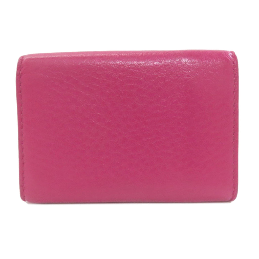 Balenciaga Pink Leather Wallet (Tri-Fold)