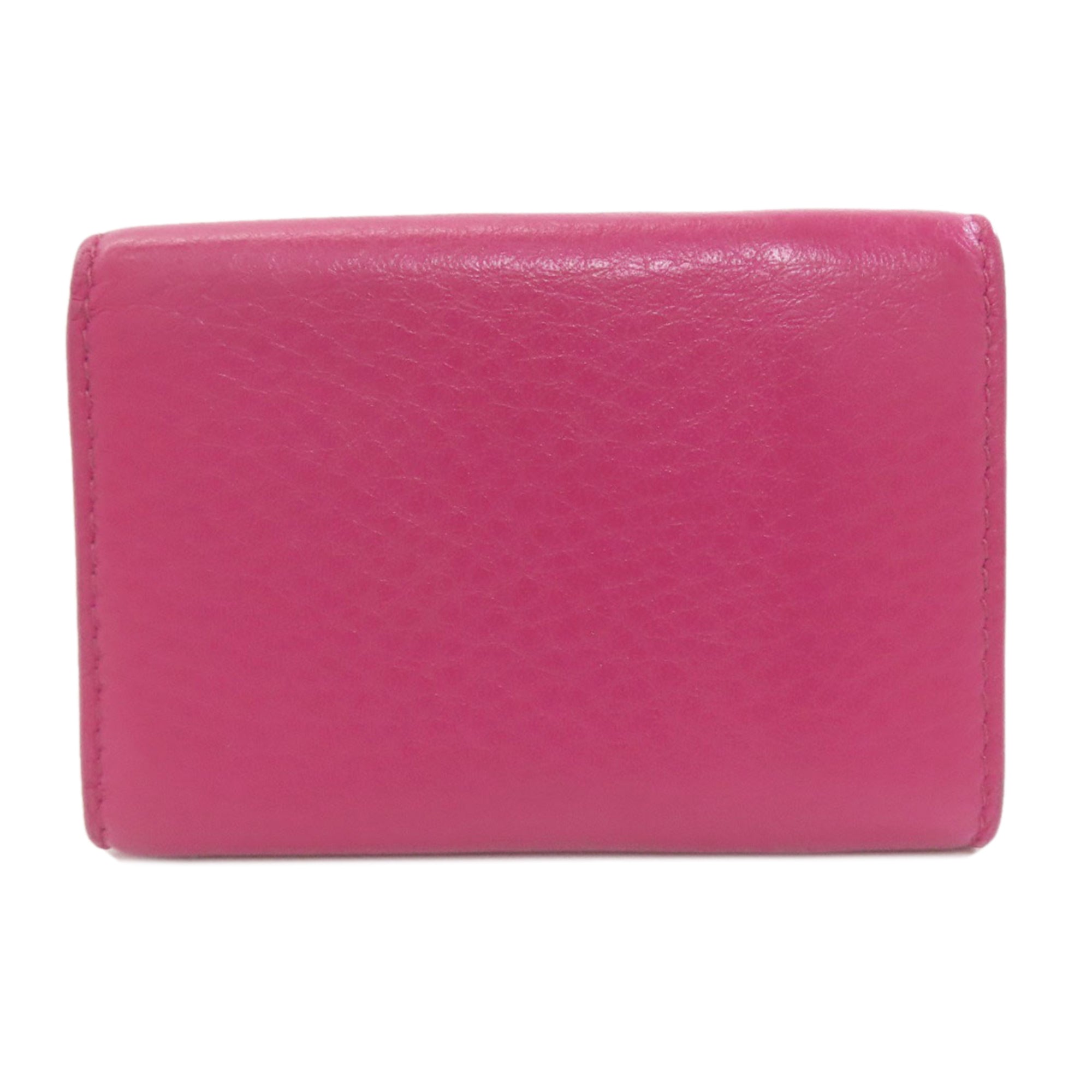 Balenciaga Pink Leather Wallet (Tri-Fold)