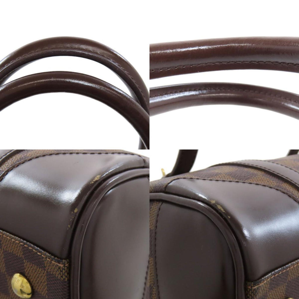 Louis Vuitton Brown Ebene Damier Canvas Boston Bag