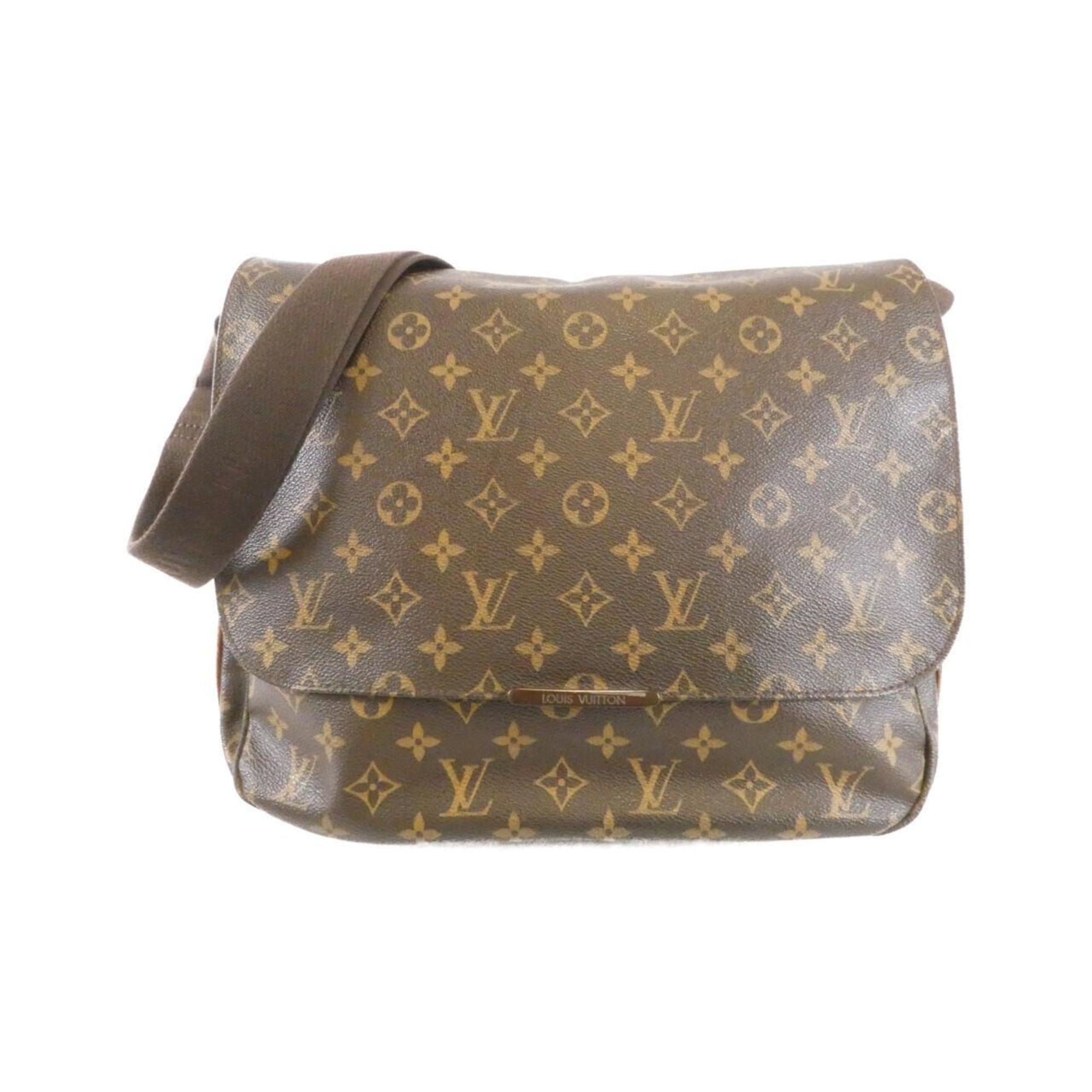 Louis Vuitton Monogram Marron Coated Canvas Shoulder Bag