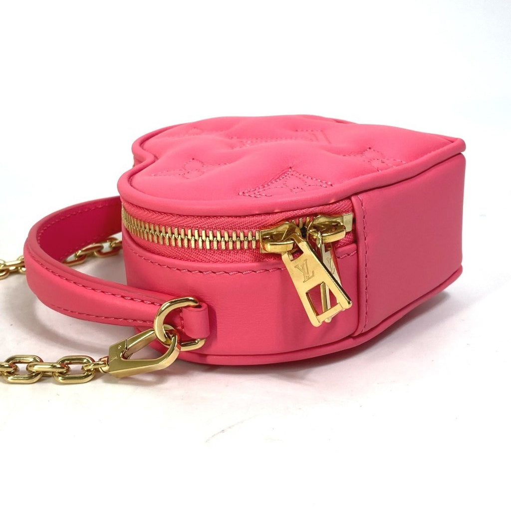 Louis Vuitton Pink Leather Handbag Shoulder Bag