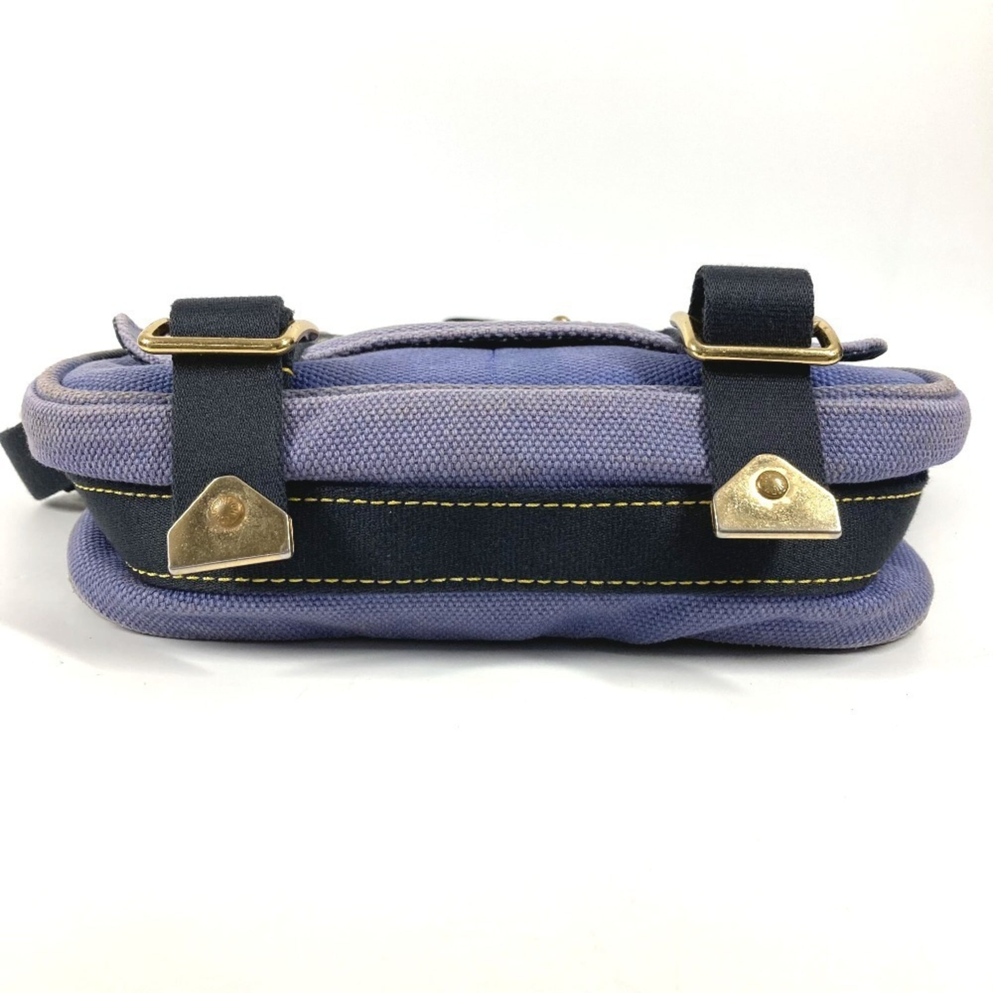 Louis Vuitton Blue Canvas Shoulder Bag Tote Bag