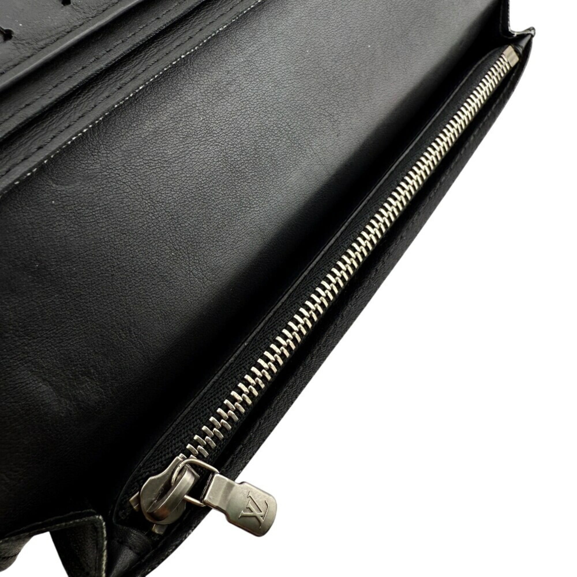 Louis Vuitton Black Leather