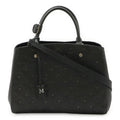 Louis Vuitton Black Noir Monogram Empreinte Handbag Shoulder Bag
