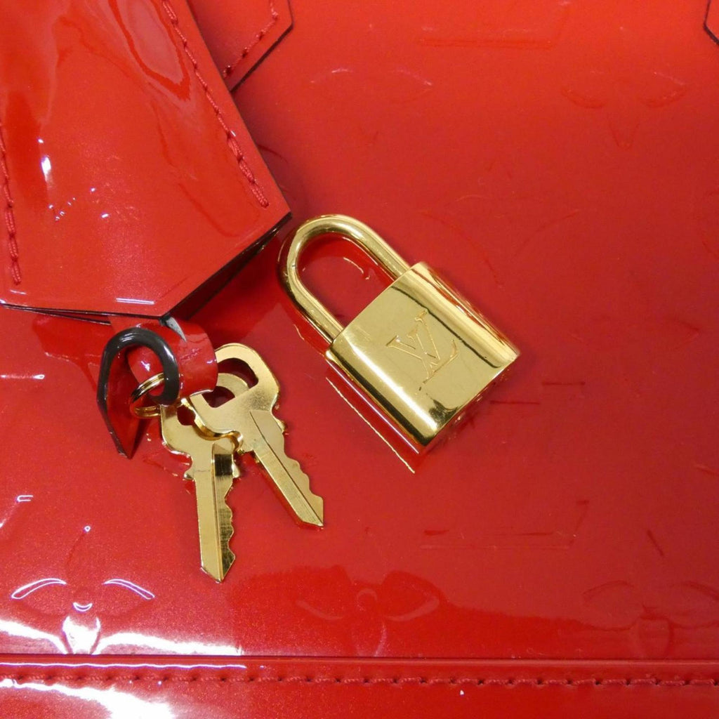 Louis Vuitton Cerise Red Color Leather Handbag