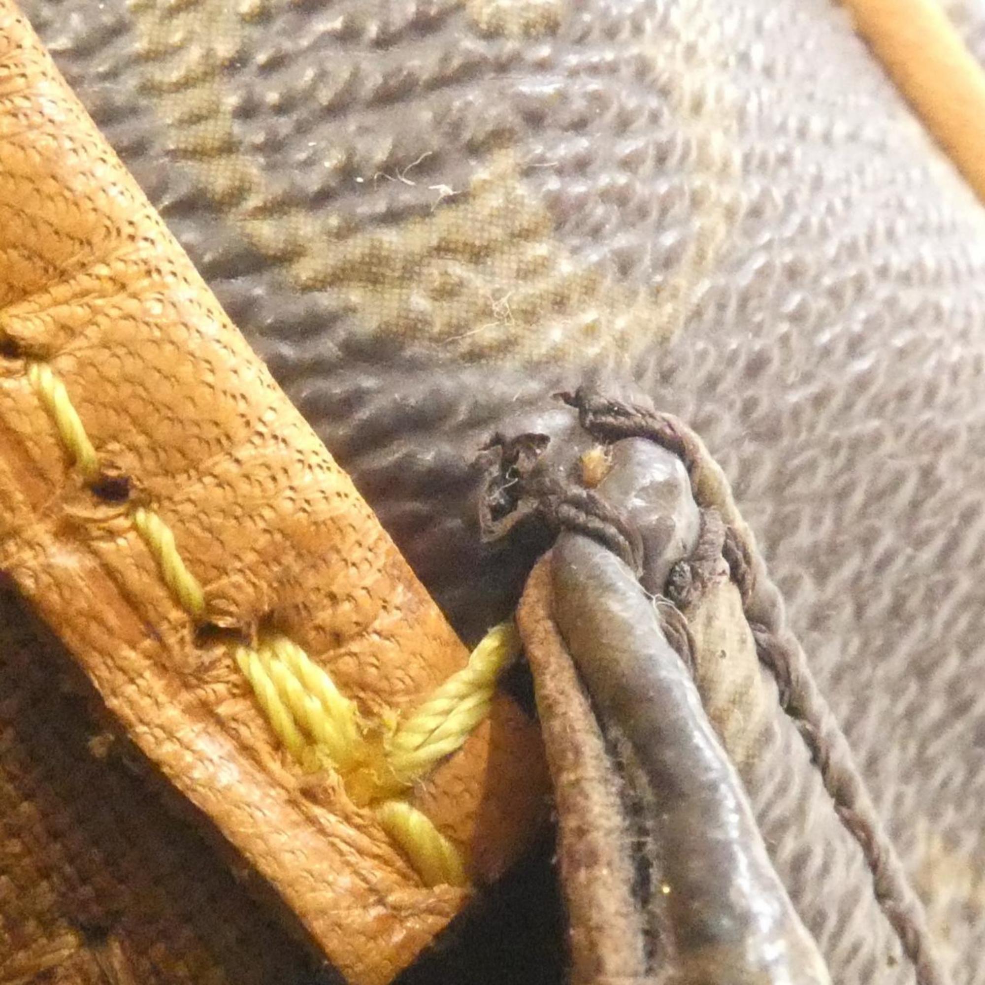 Louis Vuitton Marron Coated Canvas Shoulder Bag