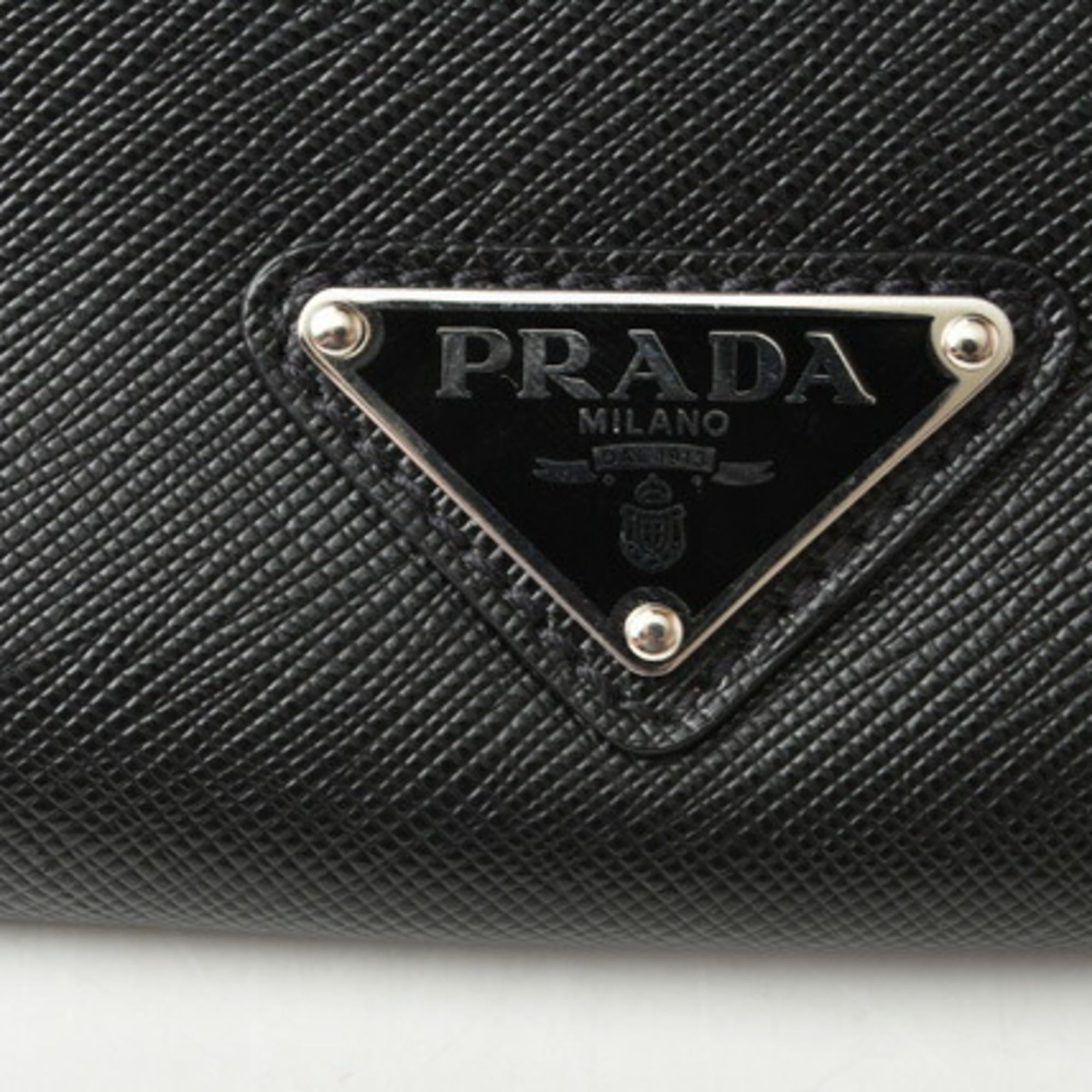 Prada Black Saffiano Clutch Bag Pouch
