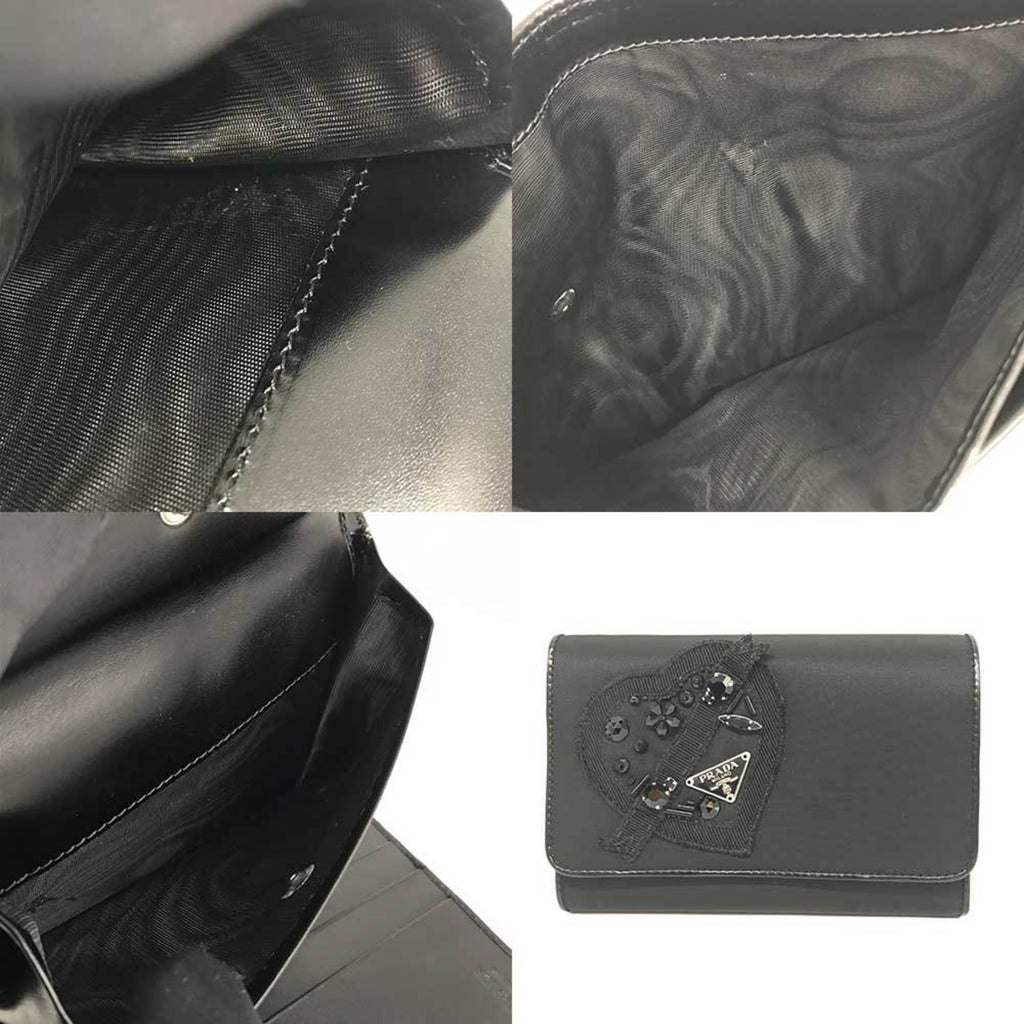 Prada Black Nylon Wallet (Bi-Fold)