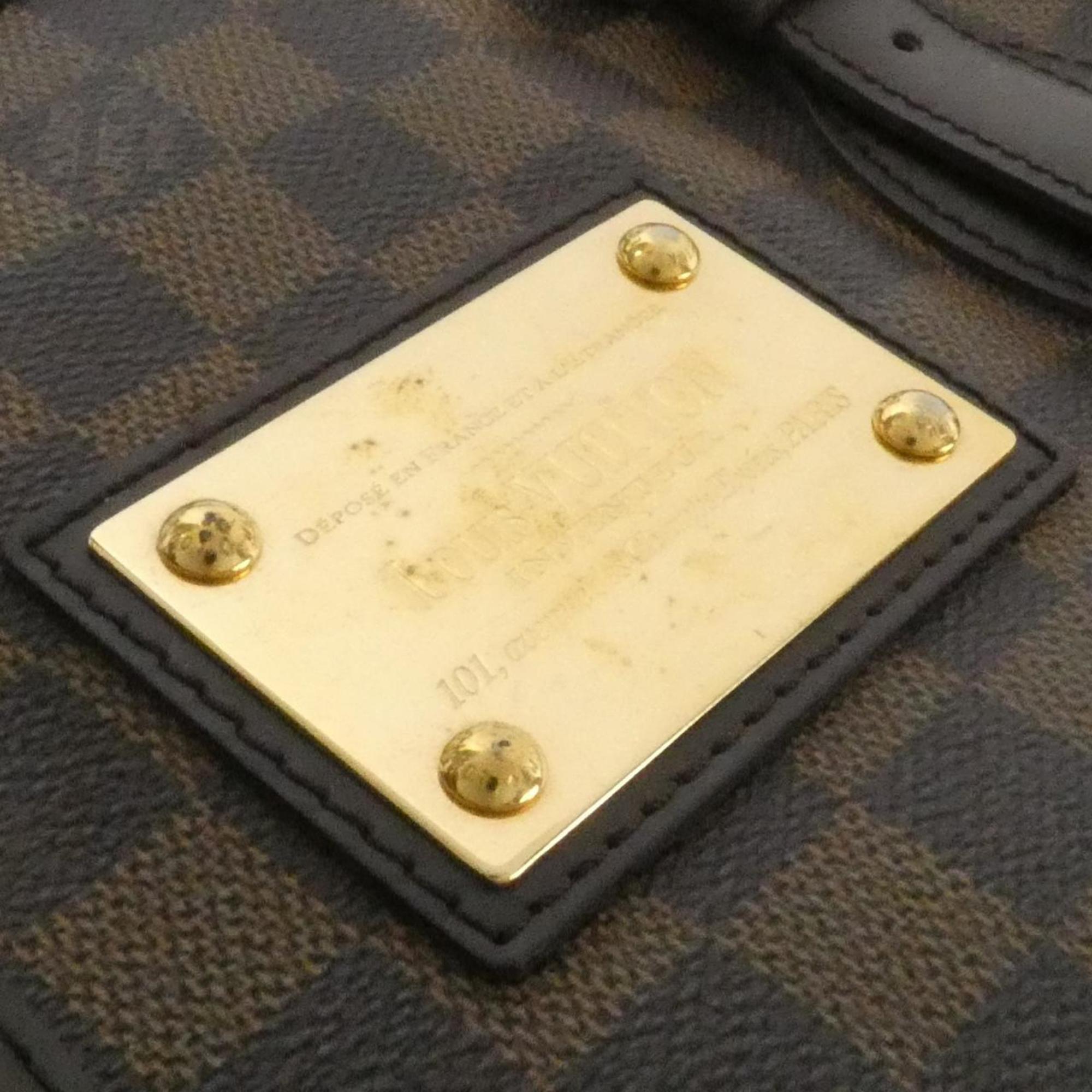 Louis Vuitton Damier Ebene Coated Canvas Handbag