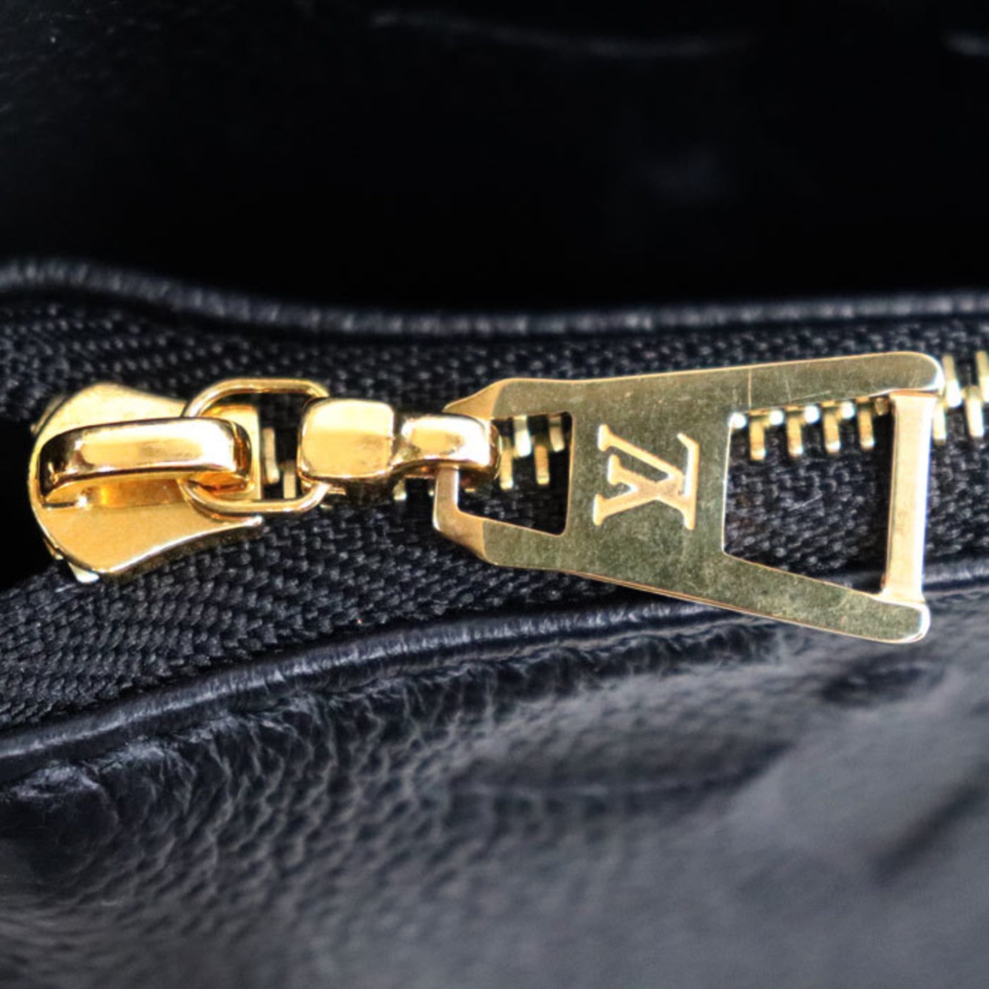 Louis Vuitton Black Monogram Empreinte Pouch Shoulder Bag