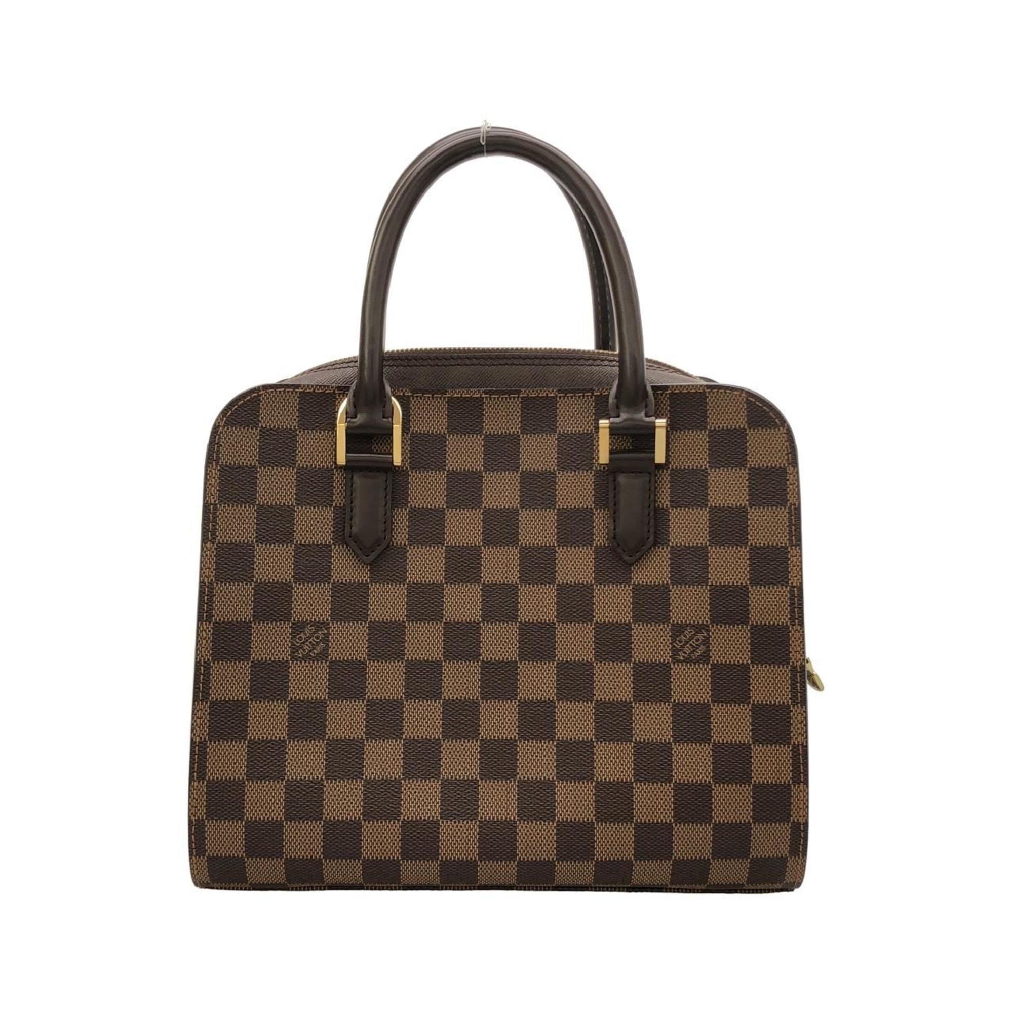 Louis Vuitton Ebene Coated Canvas Handbag