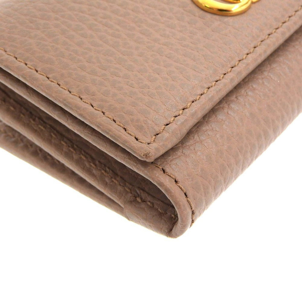 Gucci Beige Leather Coin Purse/Coin Case (Pre-Owned)