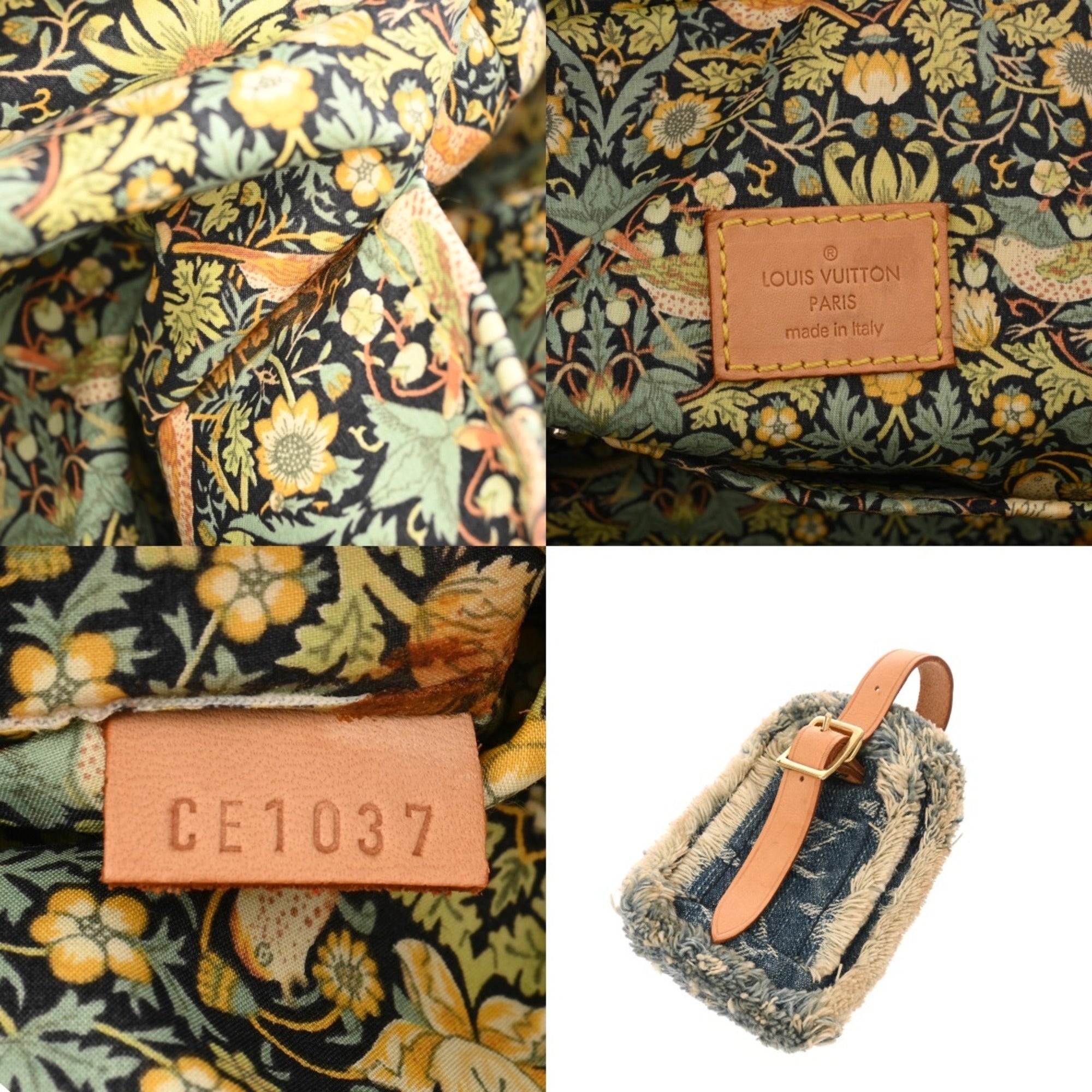 Louis Vuitton Monogram Denim Blue Monogram Denim Handbag
