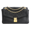 Louis Vuitton Black Noir Monogram Empreinte Handbag Shoulder Bag