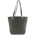 Gucci Black Denim Handbag Tote Bag (Pre-Owned)