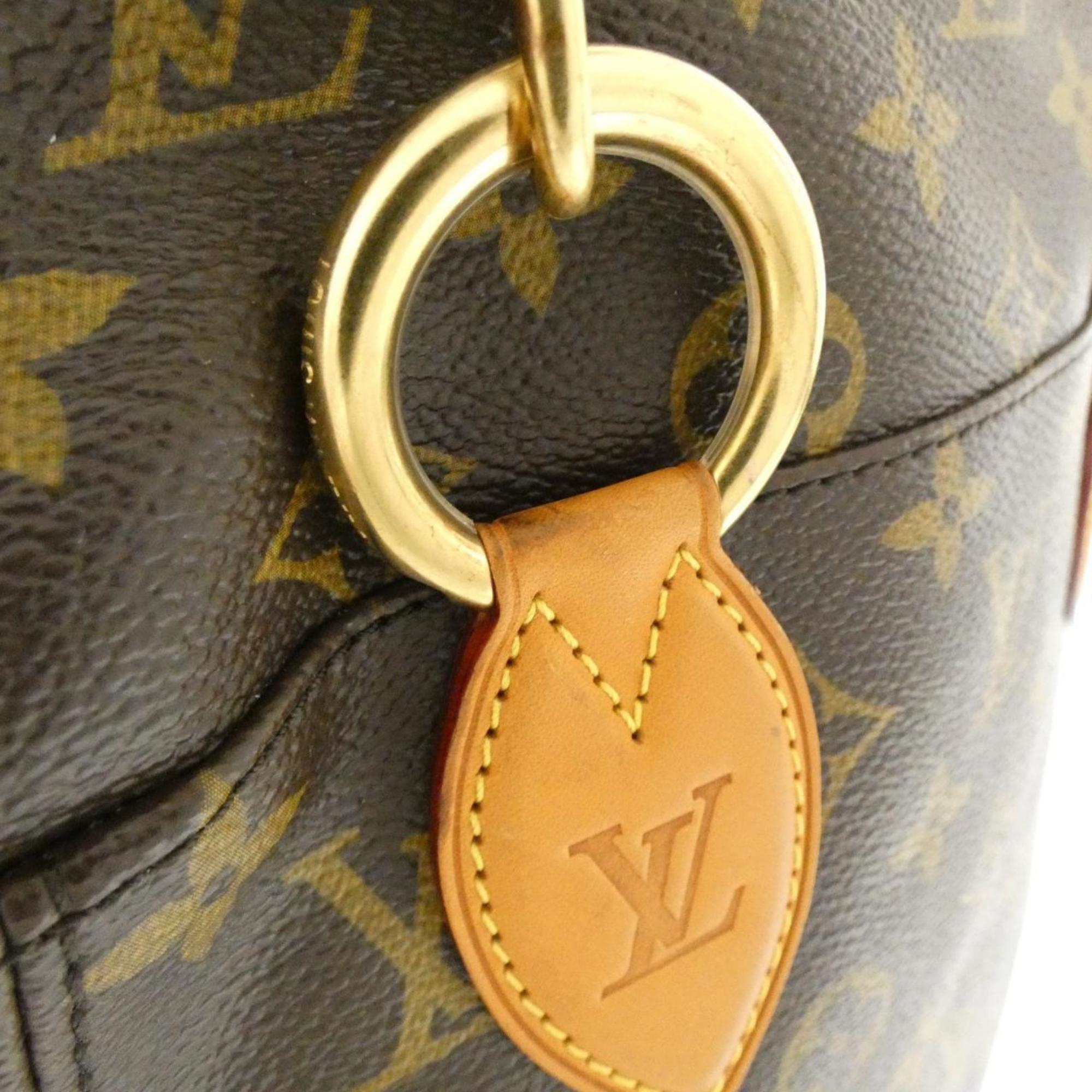 Louis Vuitton Marron Coated Canvas Handbag Shoulder Bag