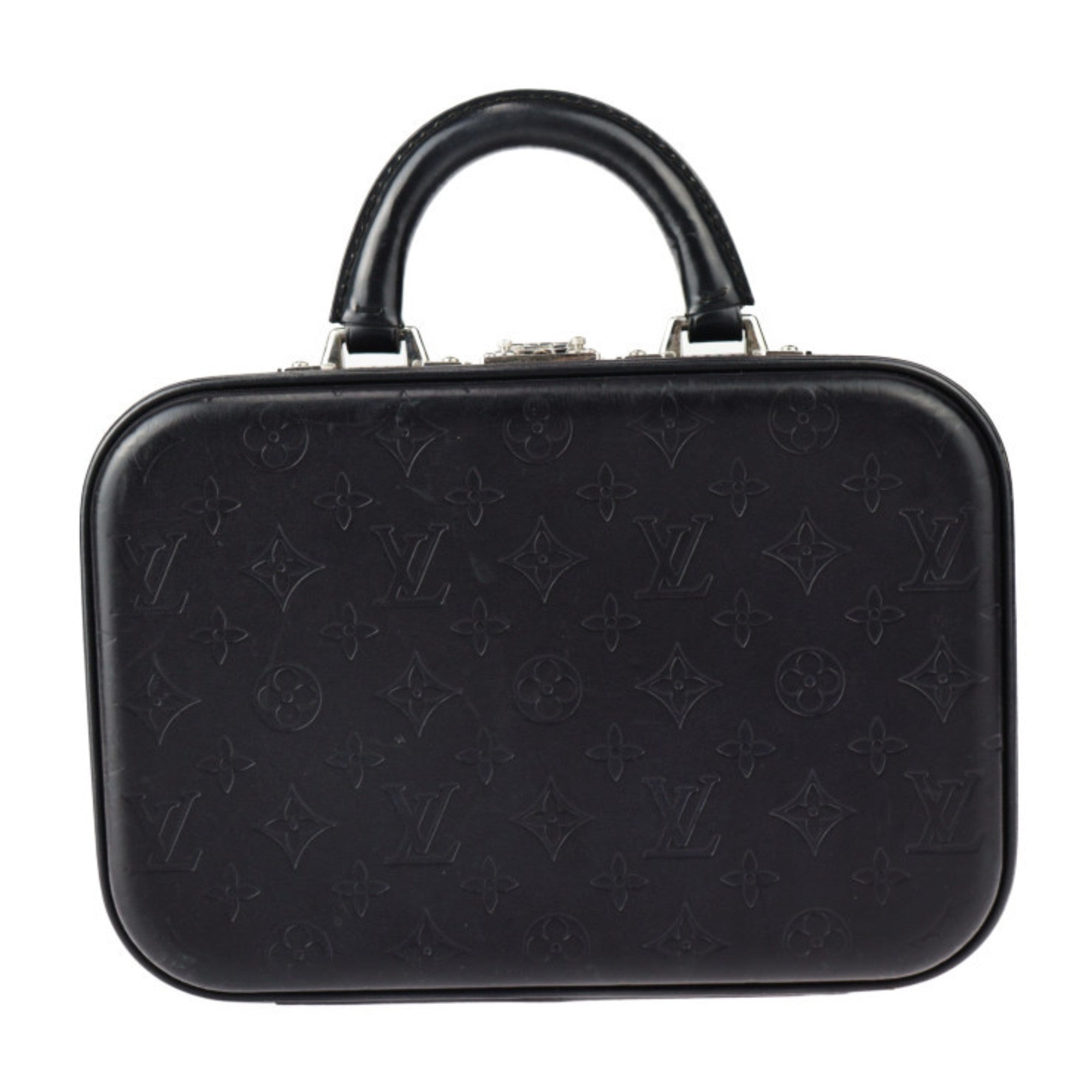 Louis Vuitton Black Leather Handbag