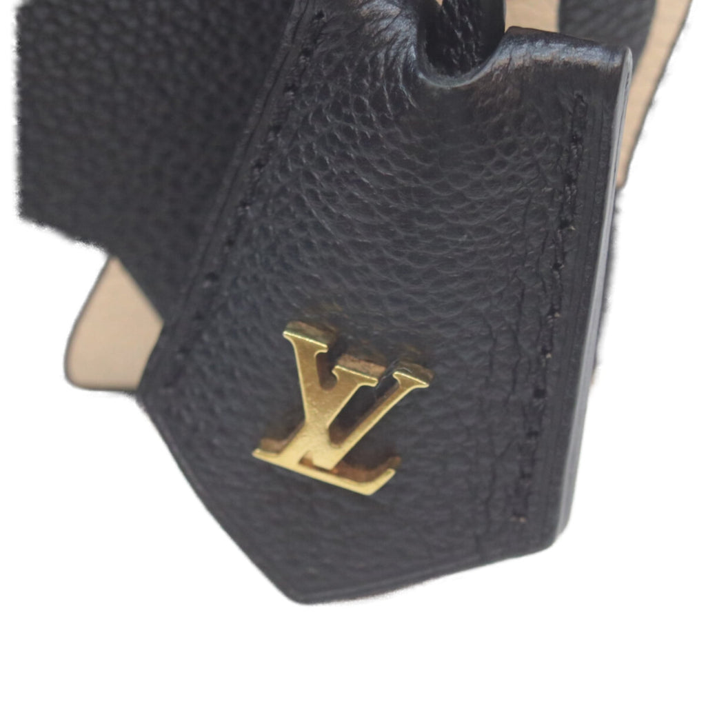 Louis Vuitton Black Noir Monogram Empreinte Shoulder Bag