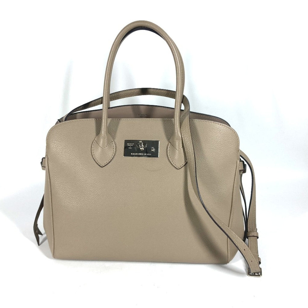 Louis Vuitton Gray Tourterelle Leather Handbag Shoulder Bag Tote Bag