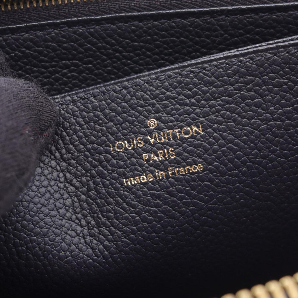 Louis Vuitton Monogram Navy Red Color Monogram Empreinte Long Wallet