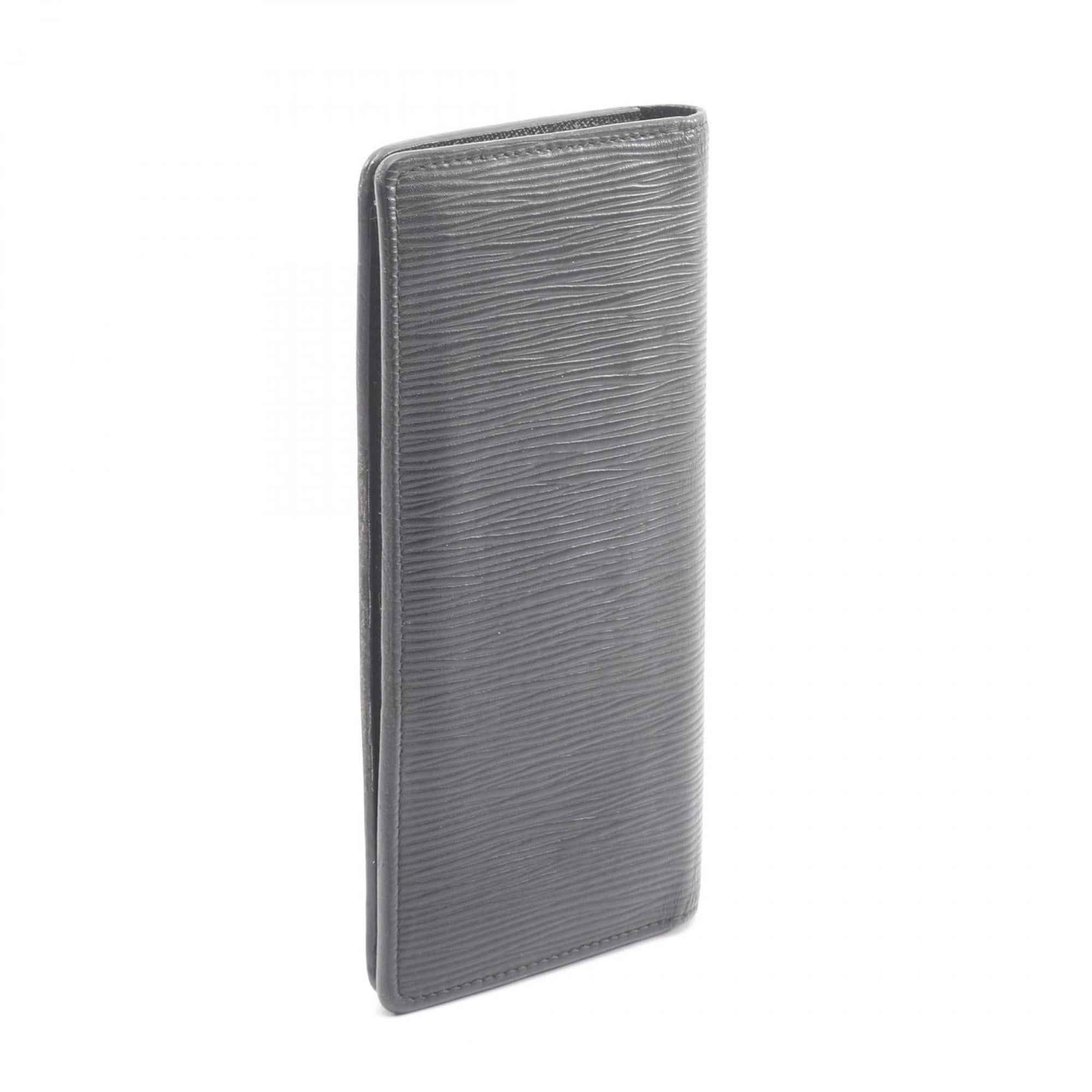 Louis Vuitton Epi Black Epi Leather Long Wallet