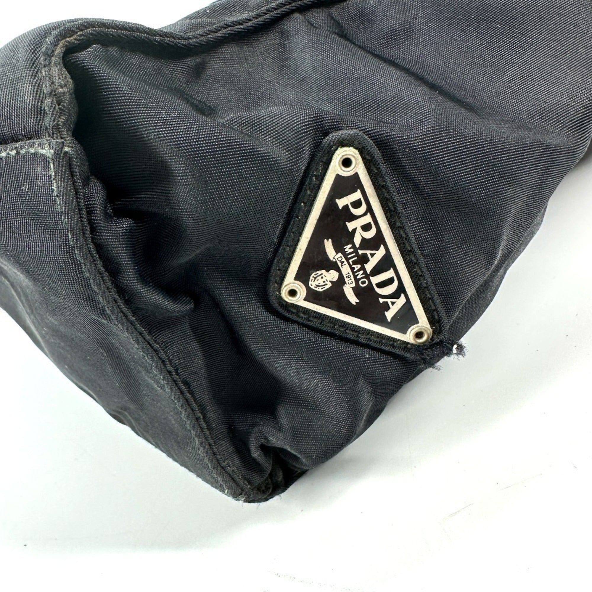 Prada Black Nylon Handbag Tote Bag