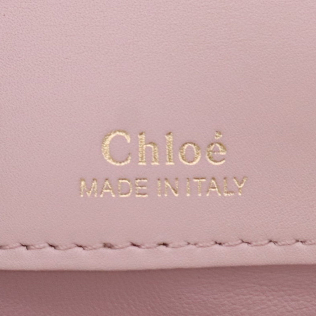 Chloé Pink Beige Leather Shoulder Bag (Pre-Owned)