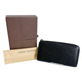 Louis Vuitton Black Noir Leather Long Wallet