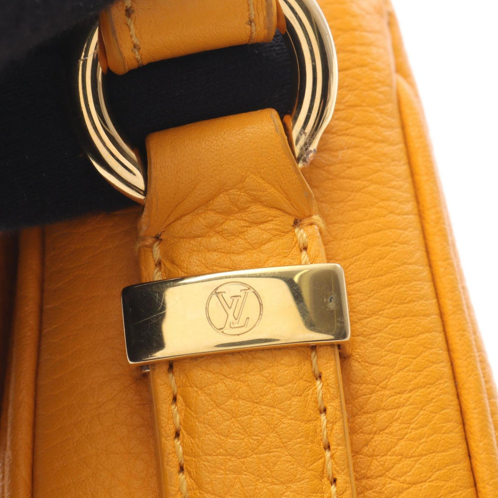 Louis Vuitton Yellow Leather Handbag Shoulder Bag