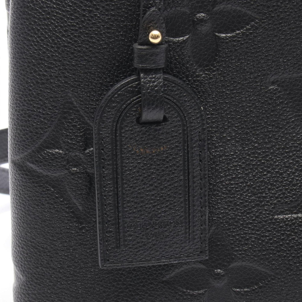 Louis Vuitton Black Noir Monogram Empreinte Handbag
