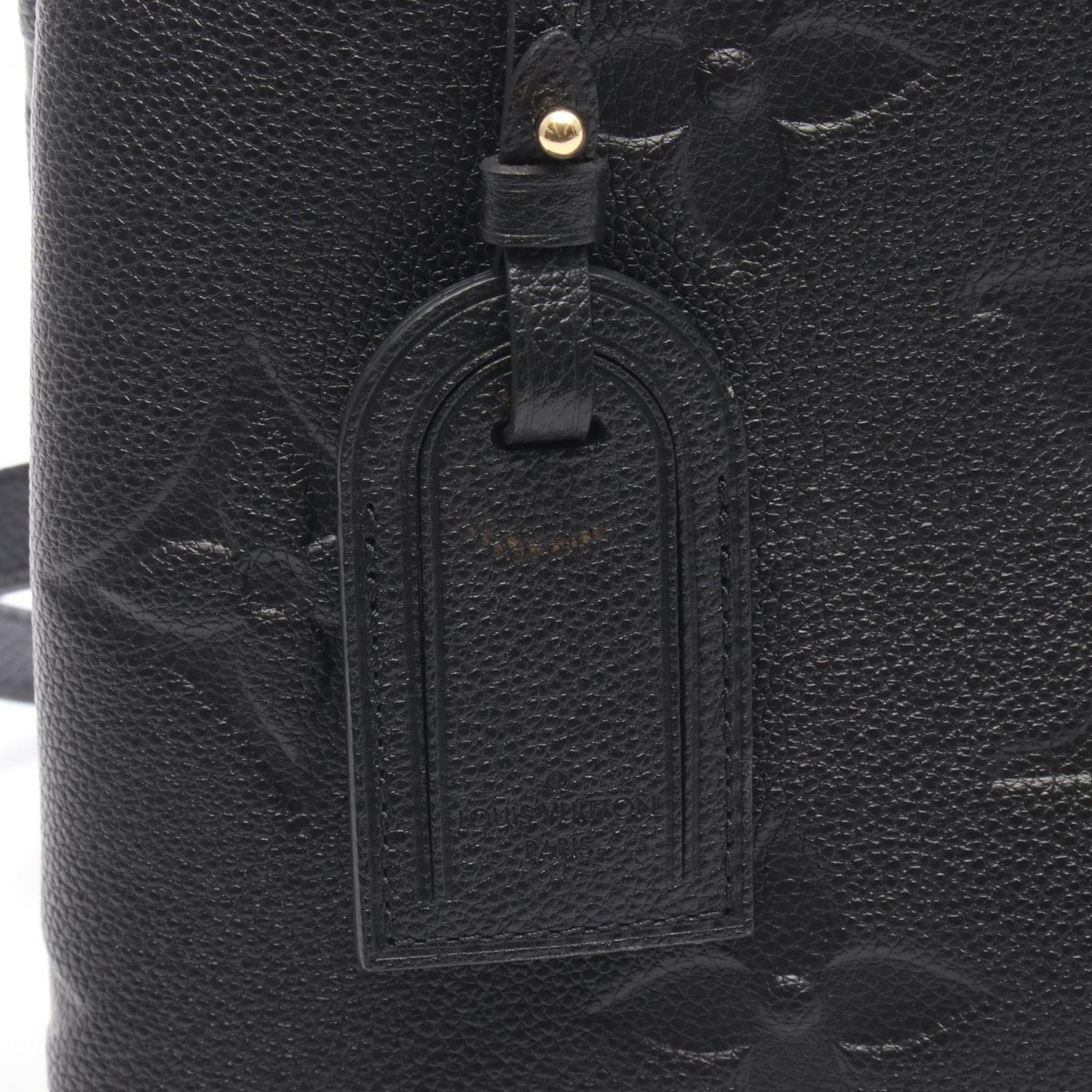 Louis Vuitton Black Noir Monogram Empreinte Handbag
