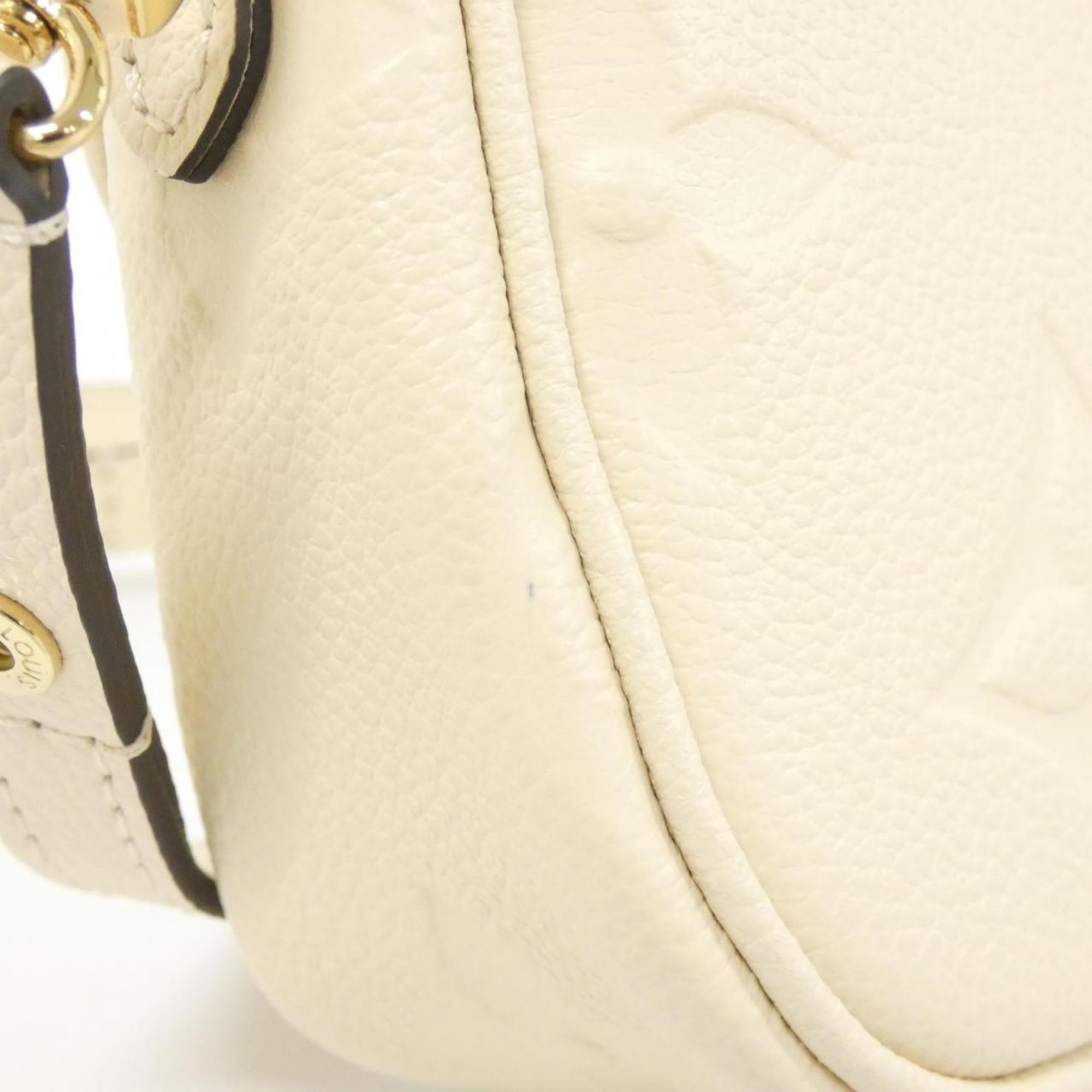 Louis Vuitton Cream Leather Shoulder Bag