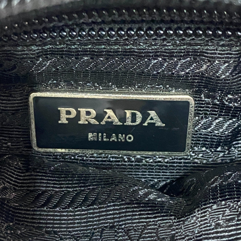 Prada Multi-Color Canvas Pochette Shoulder Bag