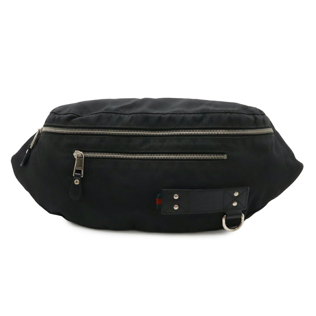 Gucci Black Nylon Canvas Sling Bag (Pre-Owned)