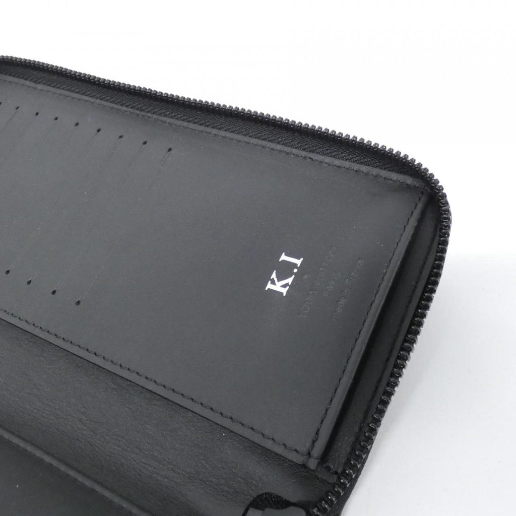 Louis Vuitton Black Leather Long Wallet
