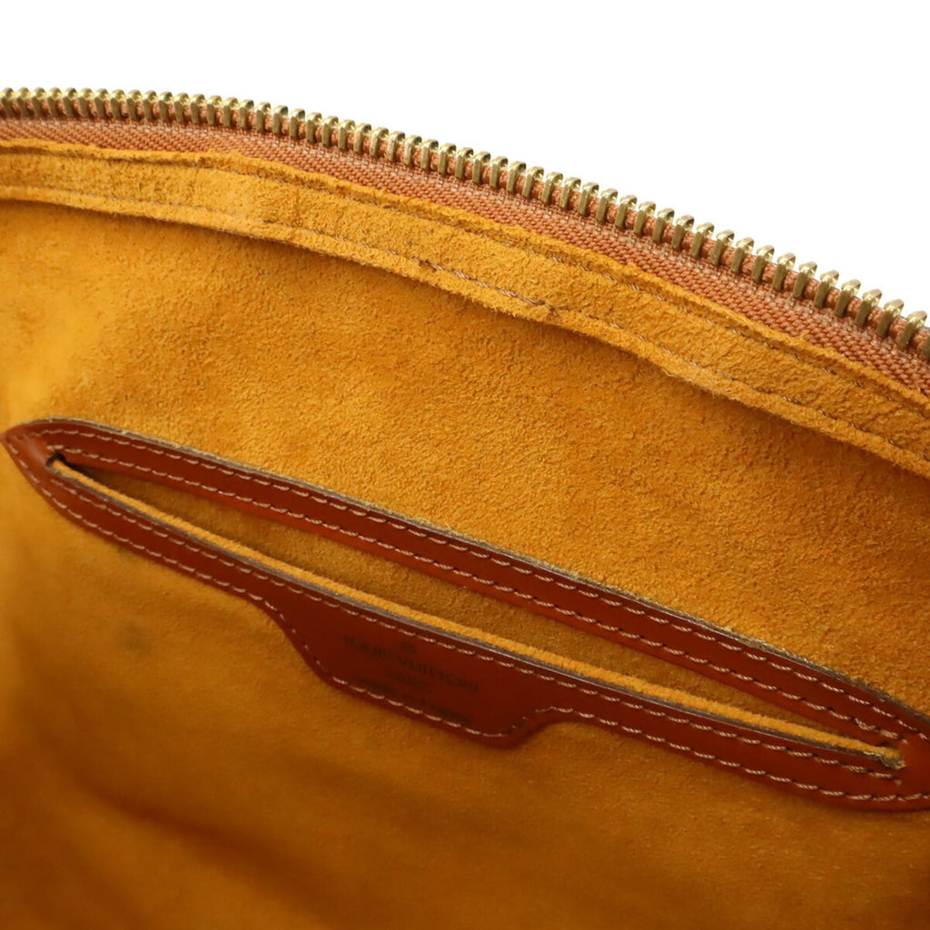 Louis Vuitton Brown Epi Leather Handbag Pouch Shoulder Bag
