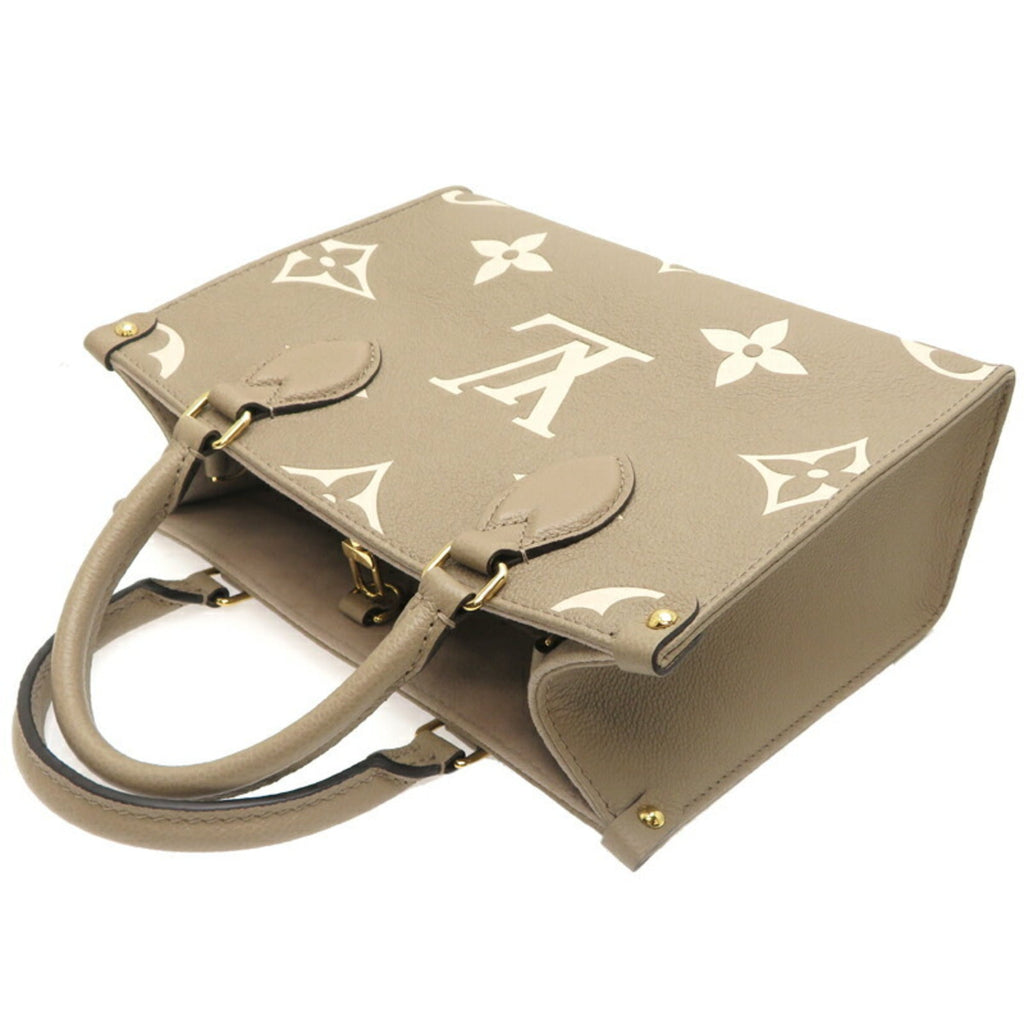 Louis Vuitton Cream Tourterelle Monogram Empreinte Handbag
